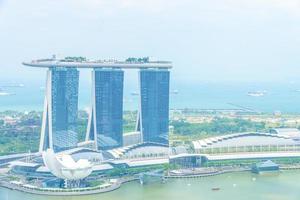 skyline van singapore stadsgezicht foto