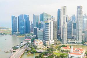 skyline van singapore stadsgezicht foto