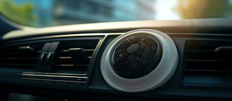 uitverkoop van ronde wind technologie voor auto lucht conditioning ventilatieopeningen is koel foto