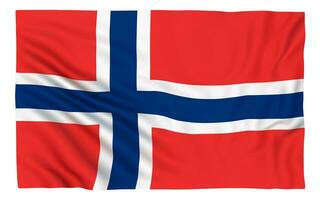 vlag van noorwegen foto