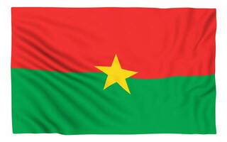 vlag van burkina faso foto