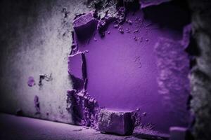 gebarsten Purper muur foto