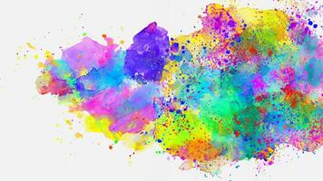 vector abstract achtergrond met een kleurrijk waterverf geklater ontwerp foto
