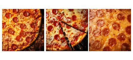maaltijd pizza voedsel structuur achtergrond foto