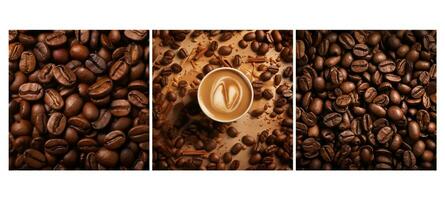 cafeïne espresso voedsel structuur achtergrond foto