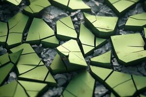 voronoi blokken patroon structuur achtergrond generatief ai foto