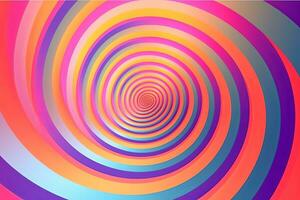 hypnotiserend levendig spiraal ontwerp generatief ai foto