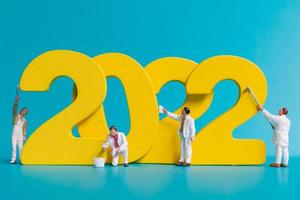 miniatuur mensen werknemer team schilderij nummer 2022 foto