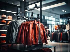 groot modern kleding winkel foto