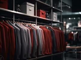 groot modern kleding winkel foto