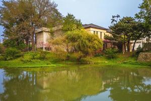 landschap van hsinchu-park in taiwan foto