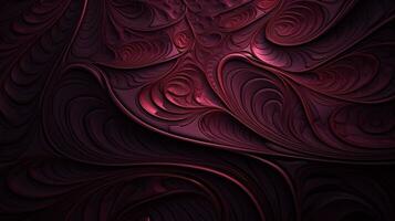 abstract fractal achtergrond in kastanjebruin toon kleur . generatief ai foto