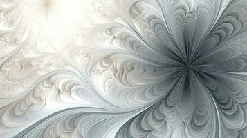 abstract fractal achtergrond in grijs toon kleur. generatief ai foto