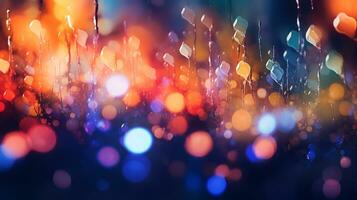 abstract bokeh achtergrond. generatief ai foto