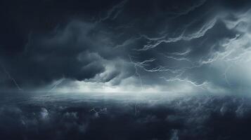 abstract achtergrond van storm wolken . generatief ai foto