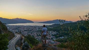 zonsopgang boven marmaris foto