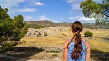 hierapolis oude ruïnes foto