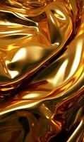 goud luxueus folie structuur achtergrond, ai gegenereerd foto
