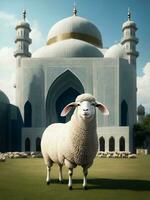 eid al adha mubarak Islamitisch festival, generatief ai illustratie. foto