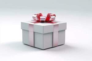 Kerstmis geschenk doos . 3d renderen foto