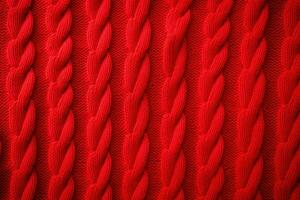 rood trui patroon element lap. genereren ai foto