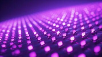 zacht focus Purper en roze LED achtergrond ai gegenereerd foto