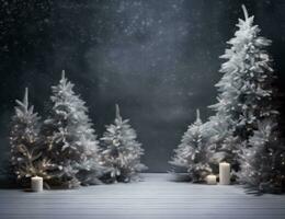 vakantie achtergrond met Kerstmis boom foto