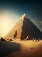 piramide in Egypte foto