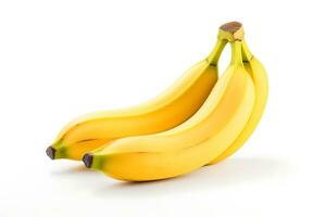 banaan geïsoleerd Aan wit achtergrond ai gegenereerd foto