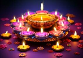 vrij vector gelukkig diwali elegant diya achtergrond, diwali voorraad afbeeldingen, tekenfilm illustratie kunst foto