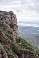 berglandschap bij het klooster van santa maria de montserrat. Spanje. foto