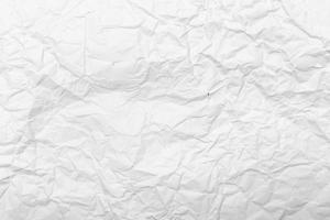 wit papier verfrommeld textuur achtergrond foto