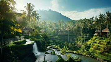 Indonesië Indonesisch paradijs Indonesisch ai gegenereerd foto