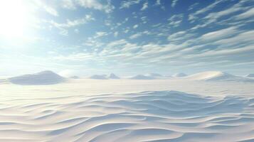 natuur arctisch ijs duinen ai gegenereerd foto