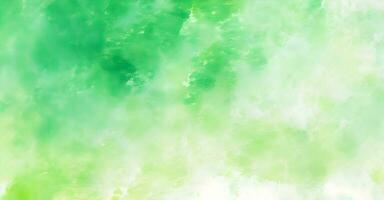 groen waterverf abstract texturen achtergrond. ai generatief foto