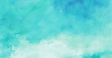 blauw groen taling turkoois abstract waterverf. kleurrijk kunst achtergrond met ruimte voor ontwerp. ai generatief foto