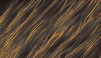abstract zwart achtergrond met gouden licht lijnen. ai generatief foto