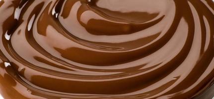 zijdezachte chocolade swirl foto