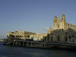 Malta eiland in de middellandse Zee zee foto