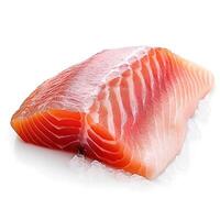 vis vlees voedingsmiddelen. generatief ai foto