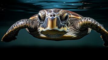 dieren in het wild fotografie van foto van zee leeuw. generatief ai