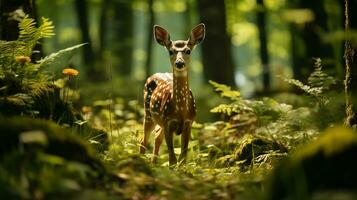 generatief ai, harmonie van wildernis foto