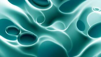 abstract blauw water golven achtergrond met vloeistof vloeistof structuur ai gegenereerd foto