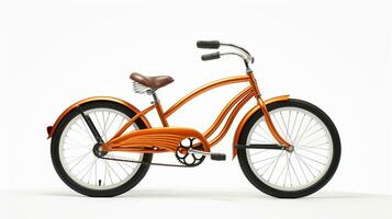 weergeven een 3d miniatuur kruiser fiets. generatief ai foto