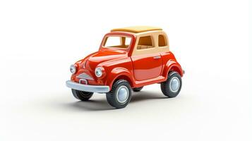 weergeven een 3d miniatuur auto. generatief ai foto