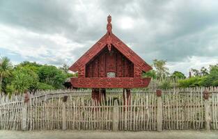 Maori tuin in Hamilton tuinen de iconisch tuin van hamilton, nieuw Zeeland. foto