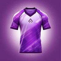 Jersey sport t overhemd voetbal Jersey mockup foto