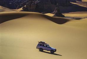 tassili n'ajjer woestijn, nationaal park, algerije - afrika