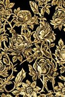 mystiek bloemen goud kunst foto