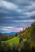 landschappen in de bergen van Boone North Carolina foto